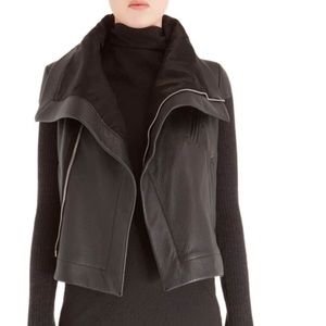 Rick Owens leather jacket